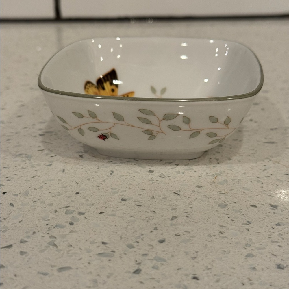 NWT Lenox Butterfly Meadow Dipping Bowls - Set of 2 - Picture 4 of 8